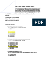 Ejercicio de Productividad - 5 Con Solución