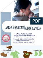 Guía para Padres de Niños Prematuros: Unidad de Neonatología Hospital Clínico Regional de Antofagasta