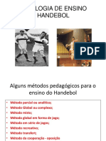 Métodos ensino Handebol