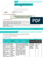 Experiencia de Aprendizaje 8 6º 2022