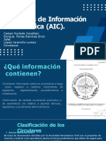 EQUIPO 5 Circulares de Información Aeronáutica (AIC)