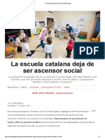 La Escuela Catalana Deja de Ser Ascensor Social PDF