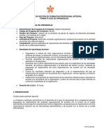 Proceso de Gestión de Formación Profesional Integral Formato Guía de Aprendizaje