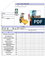 Check-list de segurança para rolo compactador