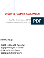 Sağlık Ve Hastalık Kavramları