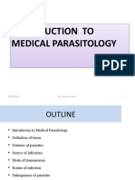 Introduction To Medical Parasitology