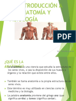 Introducción A La Anatomía Y Fisiología: Lic. Johanna Galván