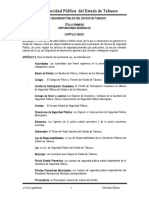 Ley de Seguridad Publica Del Estado de Tabasco