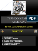 Termodinámica Aplicada: Tn. Cgon. Juan Manuel Mamani Aruquipa