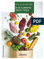 PDF Guia de Alimentos Tipo A y Tipo e El Poder Del Metabolismo - Compress