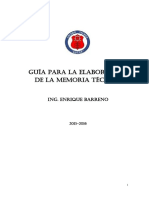 Guia para La Elaboración de La Memoria Tecnica-1 PDF