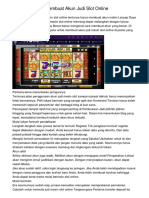 Pedoman Prasaja Membuat Akun Judi Slot Onlinetugkv PDF