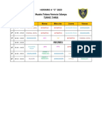 Horario de 4c