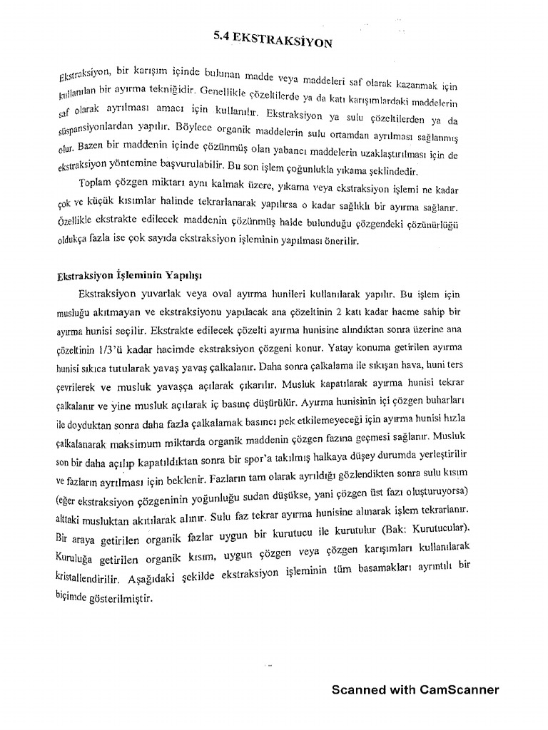 Ekstraksiyon deneyi pdf pdf