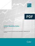 Urban Mobility Index Report