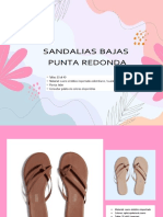 Catalogo 3 Sandalias Bajas