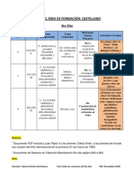 Plan Del Área de Formación Castellano Segunda Entrega 6-11 Al 20-11 4to Año