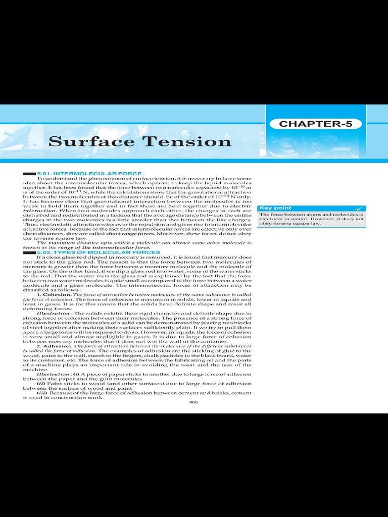 Surface Tension Abc | PDF