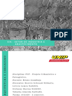 Diagnóstico do uso do solo e infraestrutura do SIA