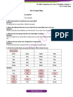 NCERT Solutions Class 5 English Chapter 1 Ice Cream Man