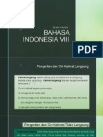 Bahasa Indonesia Viii (Selasa, 21-02-23)