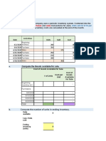 AC216 Unit 1 Inventory Methods - Practice With Solutions