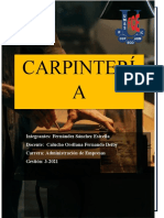 Carpinteria Decomad Investigación de Mercados