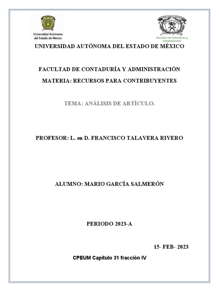 an-lisis-art-31-cpeum-pdf-m-xico-impuestos