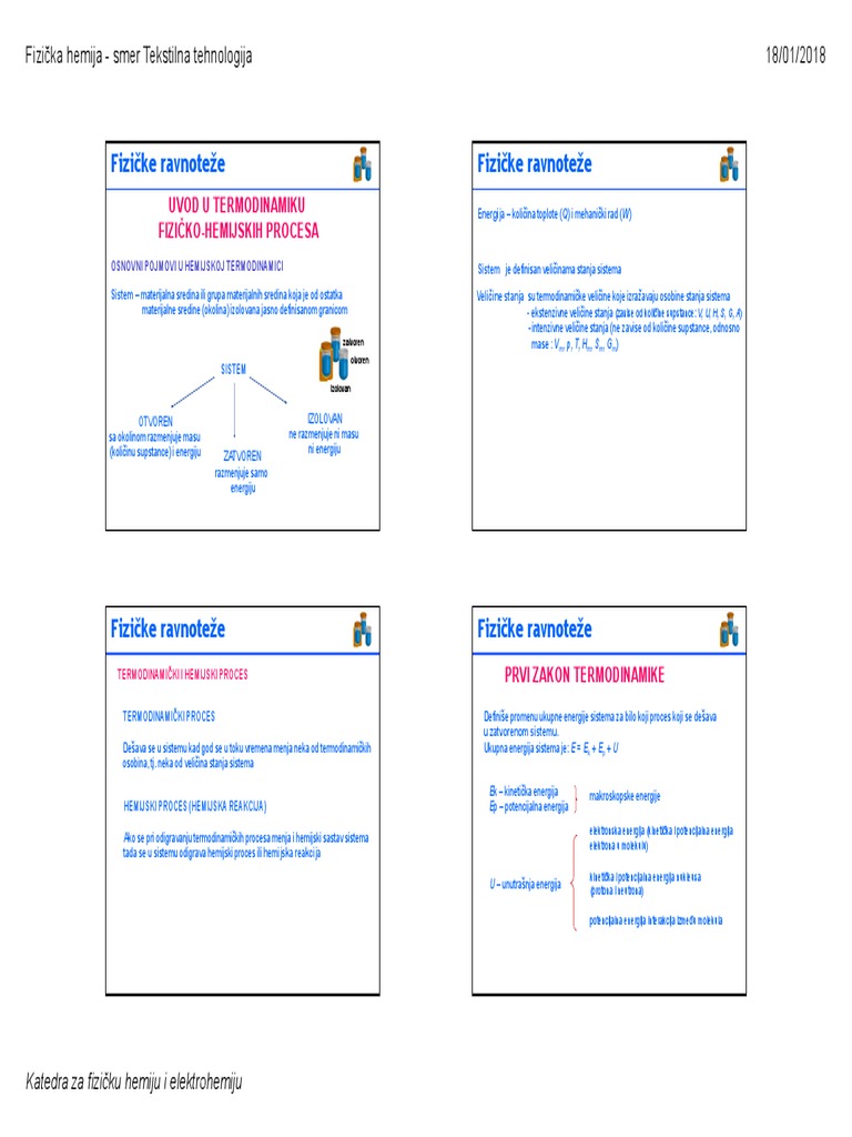 FH TT Fizicke Ravnoteze 2017-18 | PDF