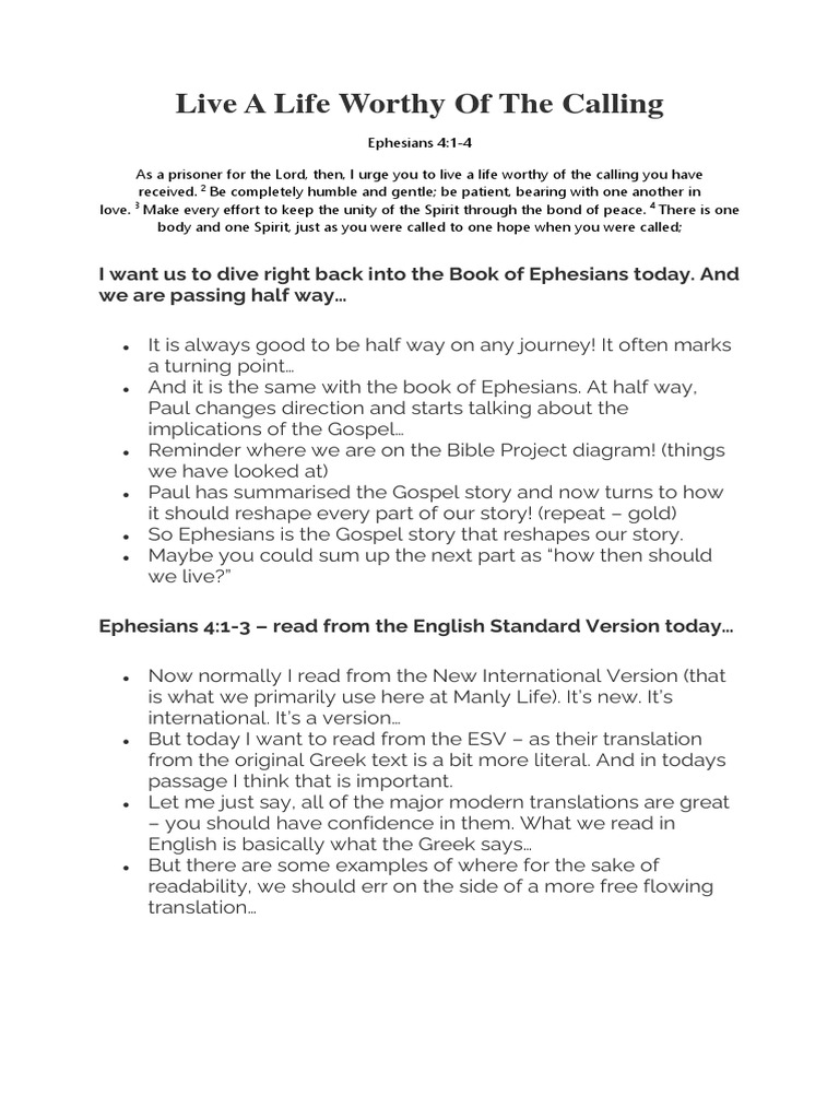 LEAD A LIFE WORTHY OF YOUR CALLING visual data 2