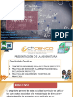 GESTION DE PROYECTOS Clase 1 PDF