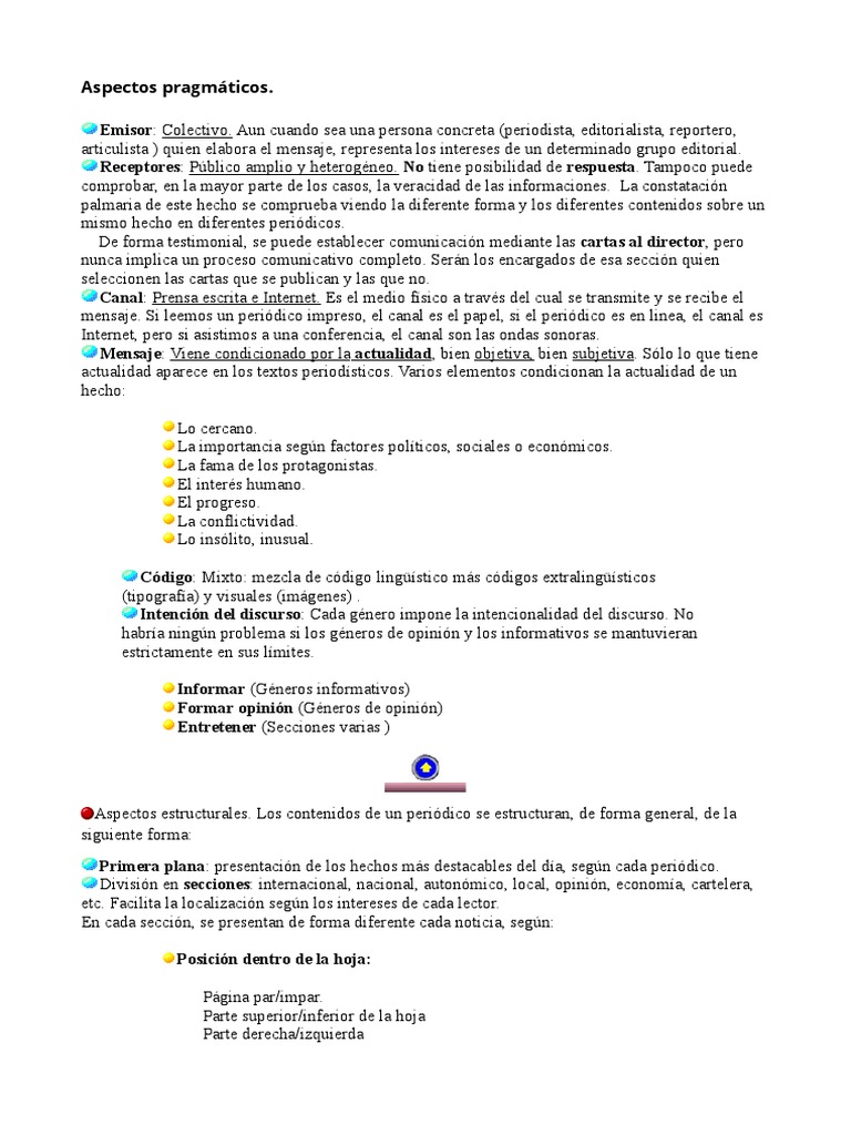 Partes Del Periódico | PDF