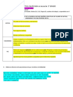 I ° Práctica Calificada 3° Grado: de Religión