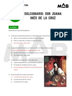 Solucionario Sor Juana Ines de La Cruz