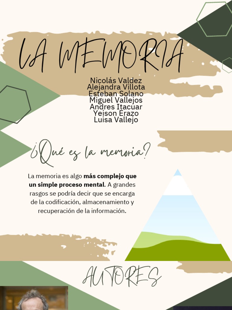 La Memoria Pdf Memoria Ciencias Del Comportamiento