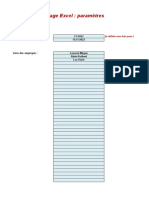 Feuille de Pointage Excel Gratuit