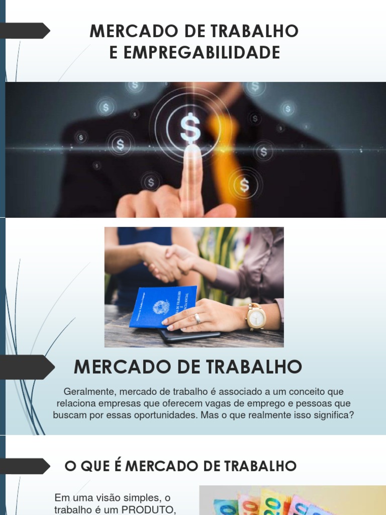 Mercado de Trabalho PDF | PDF | Economia do trabalho | Desenvolvimento ...