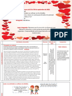 Semana Del 26 Al 30 de Septiembre de 2022