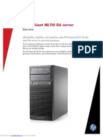 Servidor HP Proliant ml110 g6 Spec Sheet