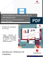 TRATAMIENTO AVANZADO DE LA INFORMACI Oacute N CLASE 1