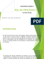 Diapositivas CONTROL DE PROCESOS II UNIDAD I PDF