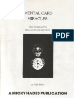 Nick Trost - Mental Card Miracles PDF
