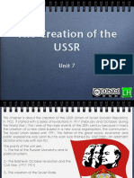 Creation of USSR in 1922