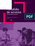 Portafolio de servicios de emprendimiento e innovación