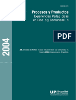 Procesos y Productos Experiencias Pedagógicas en Diseño y Comunicación PDF