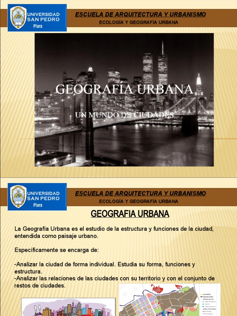 5 Geografia Urbana PDF Geografía Urbanismo