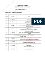 CHM457 Lab Schedule March-August 2023