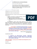 Critérios para avaliação e correção de resumos