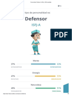Personalidad "Defensor" (ISFJ) - 16personalities