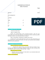 Business PLan Template 2